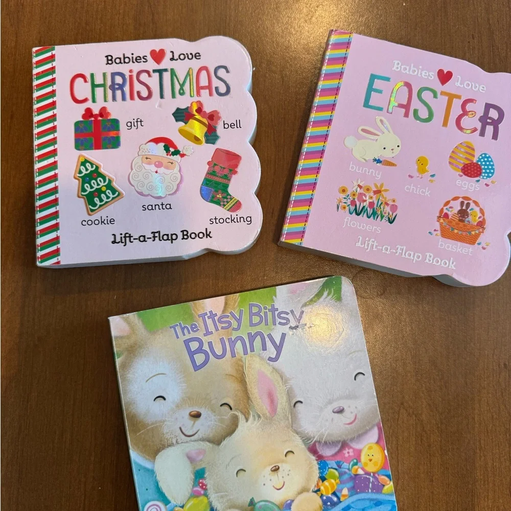 Holiday & Baby Board Book Bundle – Lift-the-Flap & Board Books